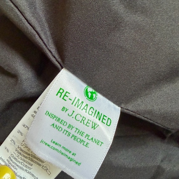 J. Crew Black Wool City Coat 14 - Picture 5 of 6